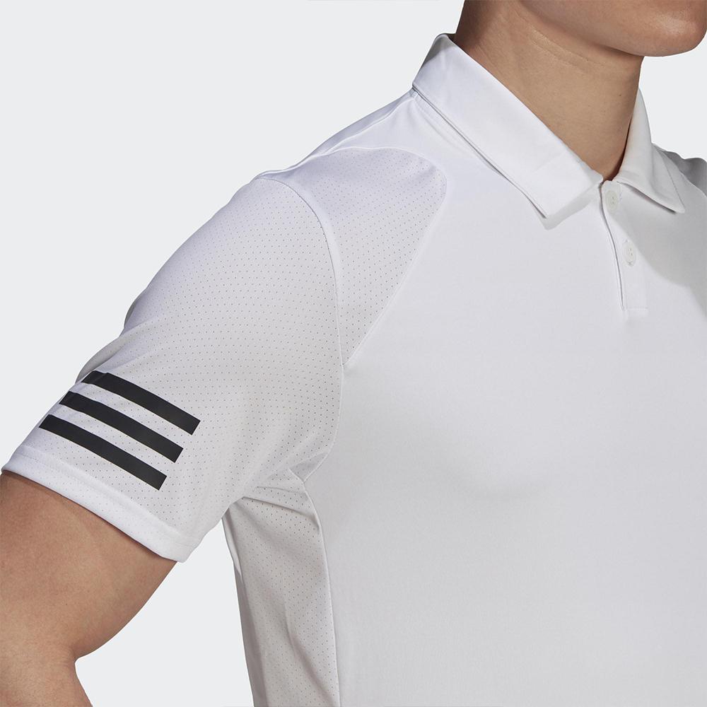 Adidas Club 3S Comfortable Breathable Moisture-Wicking Short Sleeve Polo Shirt Men Polo Shirts White GL5416