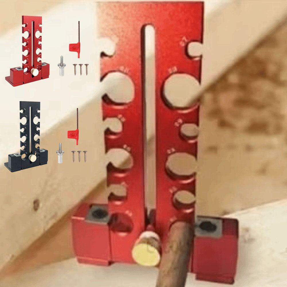 Adjustable Size Range Electric Drill Jig Enhanced Accuracy Design Woodworking Tool Builder Use