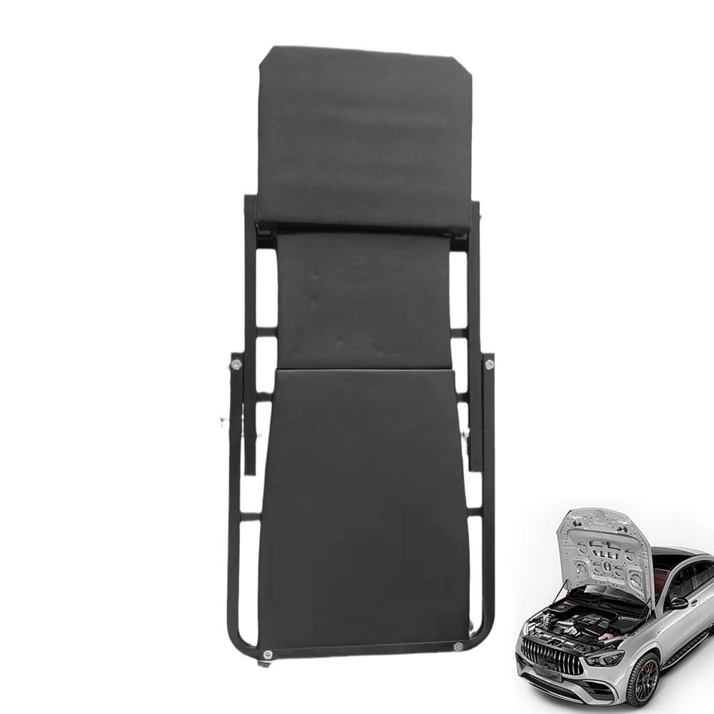 

Creepers Автомобильный Creeper Под автомобиль Creepers 6 колес Гараж Creeper Авто Ремонт Creeper Сиденье Складное Регулируемое Ролик чёрный