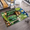 Baumhaus Wald-Thema Teppich mit Pilzen und hellem Nachthimmel Geeignet zur Verwendung als Anti-Rutsch für Wohnzimmer Schlafzimmer Sofas