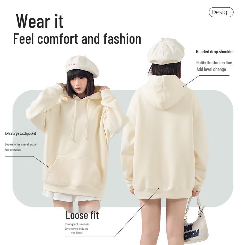 Jeanswest Club Women's Casual Hooded Sweatshirt