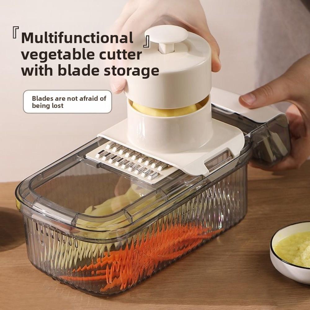 Manual Operation Multi Functional Slicer 5 Interchangeable Blades Vegetable Slicer  Kitchen Use