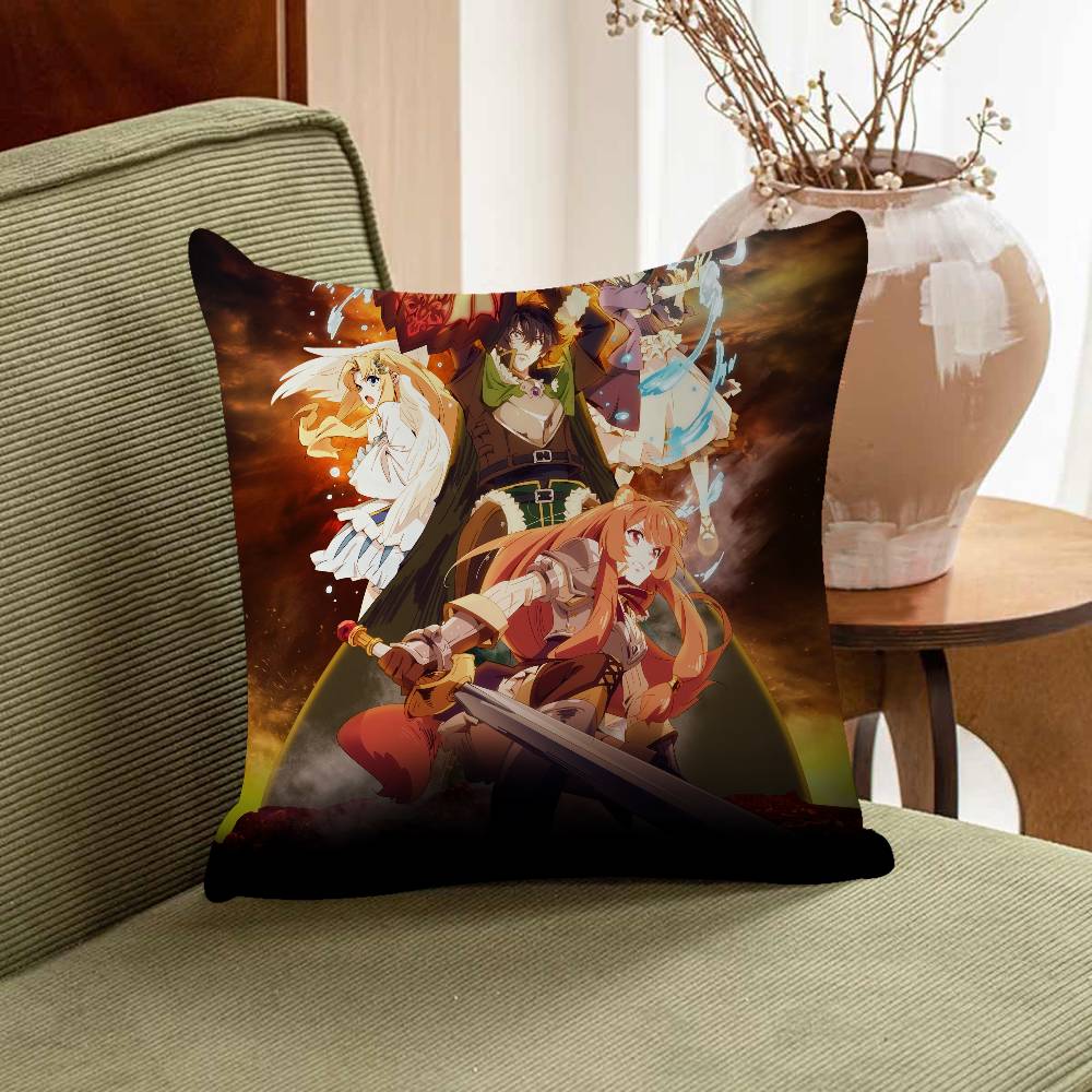 The Rising Of The Shield Hero Pillow Cover Design Cushion Cover Decor Holiday Decorati
