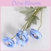 Tea Plum Fake Flower Set For Wedding Decor And Home Interior With Silk Material