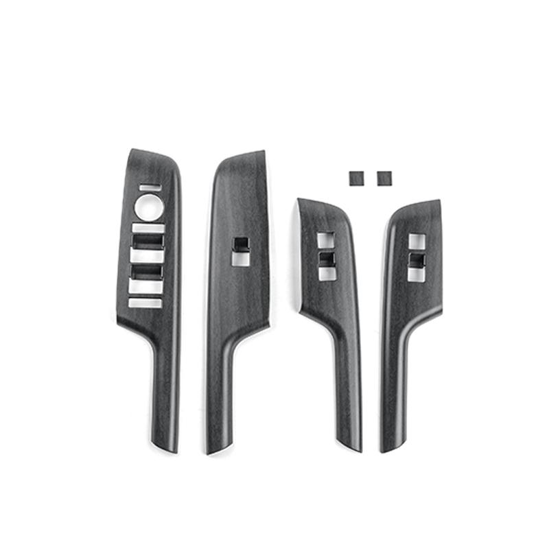 Auto Interior Accessories Window Control Button Trim Panel Decorative Strip ABS For Hyundai KONA SX2 2024-2026 Left-hand Drive