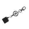Portable Black Retractable Billiards Snooker Pool Cue Chalk Holder Drawing Key Ring