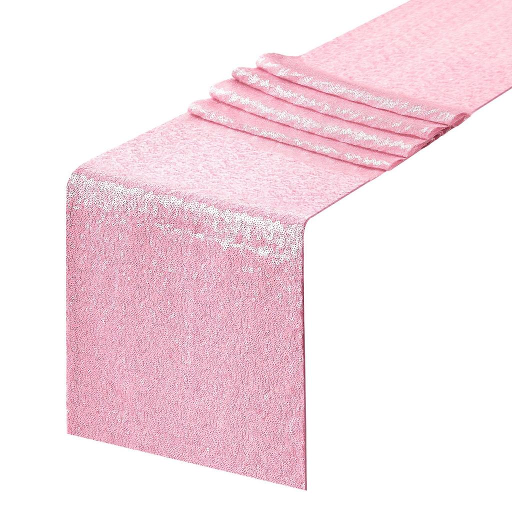 1PC/2PCS Sequin Table Runner Glitter Gold For Wedding Banquet Holiday Birthday Party Baby Shower Bridal Shower Engagement Decor