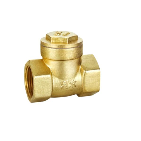 LISHUI Factory 1/2 Inch Brass Swing Check Valve Non-Return One-Way for Water