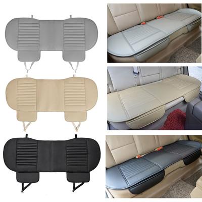 Universal Car Dustproof Waterproof PU Leather Bamboo Charcoal Auto Car Vehicle Interior Rear Seat Cover Cushion Pad