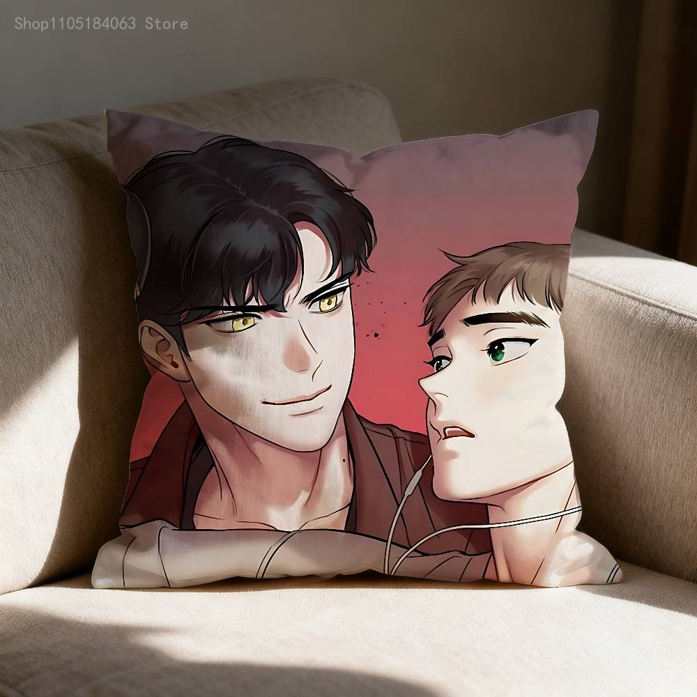 BJ A-Alex Comic Throw Pillow Case For 45x45cm 40x40cm 55x55cm 50x50cm 30x30cm Square Car Pillowcase Shell