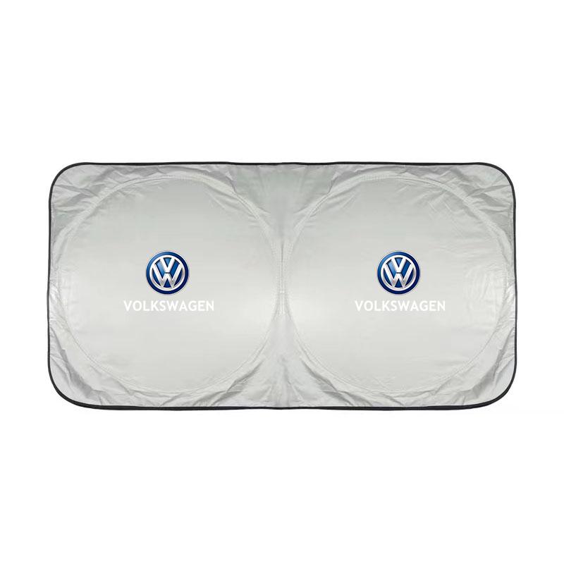 2026 Hot For Volkswagen VW Car Windshield Sun Visor UV Sunshade Protection Shield For VW GTI Polo Golf Passat Tiguan Arteon Toua
