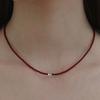Tatiana (925 Silver) Dainty Heart Bead Necklace NZ2443