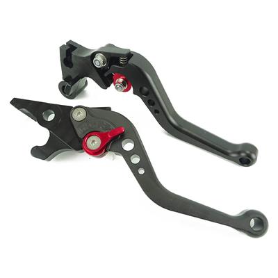 Y11m1 Schwarz Matt Yamaha Brems-Kupplungshebel 6-stufig verstellbar Kurz Geeignet für (rot) YZF-R25 YZF-R3 MT-25 MT-03 usw.