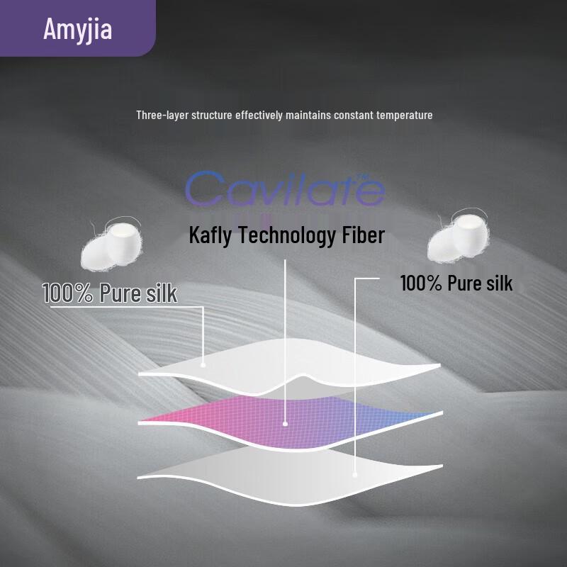Aimeijia 100% Mulberry Silk 3D Constant Temperature Quilt