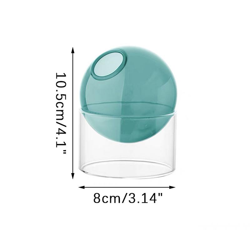 Creative Spheroidal Glass Vase Flower Arrangement Hydroponic Plant Vases Vintage Flower Pot Tabletop Plants Home Bonsai Decor