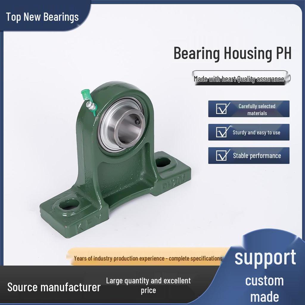 High-Legged Vertical Mount Spherical Outer Ring Bearing UCPH205/206/212 with Housing Quality Assurance