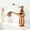 European Gold Basin Faucet Chrome Hot and Cold Mixers Antique Wash Basin Faucet Taps Ceramic handle Basin Faucets