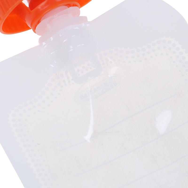 10 bolsas resellables exprimibles frescas para puré de alimentos para bebés para destete, reutilizables