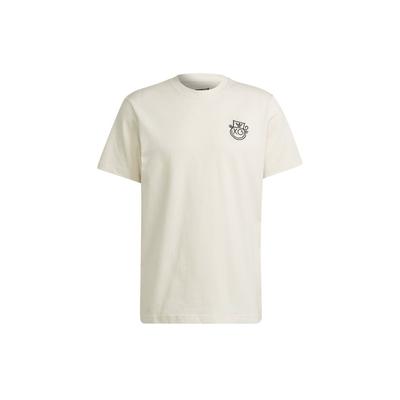 Originals Trefoil SS22 Back Print Crew Neck T-Shirt Men Tops White HL9240