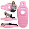 Pregnancy Yoga Mat & Full-Body Support Bed Inflatable Mat with Backrest & Belly Opening, Portable Stable Soft PVC Material