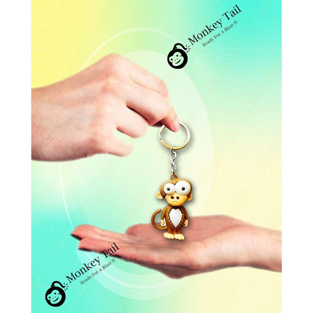 12 Pcs Jungle Animal Theme Keychains As Birthday Return Gifts for Kids of All Age Groups