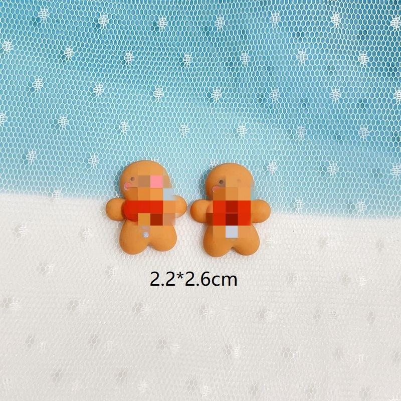 Christmas Snowman Holiday Wreath Resin Accessories Diy Phone Accessories Hair