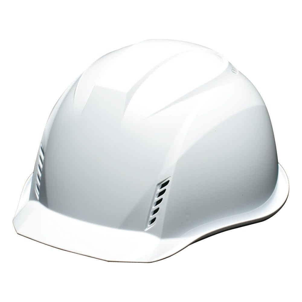DIC Plastic Helmet with Ventilation Holes and Styrofoam Liner AA16-FV-HA2E-K16-WH
