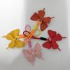 Cute Bow Butterfly Leather Keychain Pendant