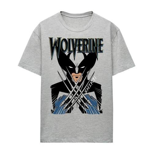 X-Men Womens/Ladies Action Wolverine Heather T-Shirt