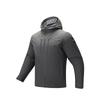 Training Series Solid Color Zip-Up Hooded Comfortable Versatile Casual Windproof Waterproof Jacket Men Jacket Smoke Black Gray 152447621-7