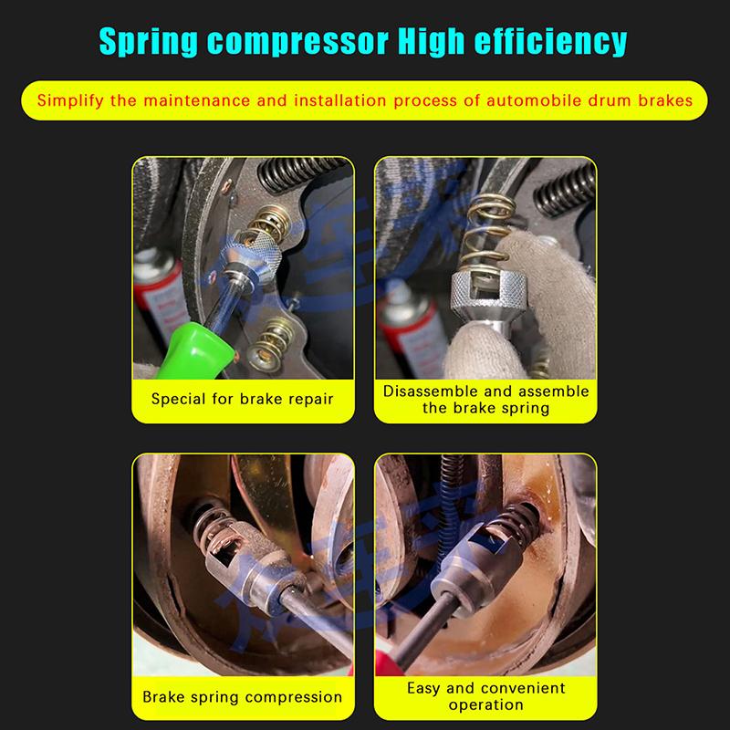 Car Drum Brake Repair Install Tool Hold Down Washer Spring Shoe Compressor Brake Spring Washer Worker