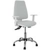 Chaise De Bureau - PIQUERAS Y CRESPO - 1014ASB40B5CRRP - Ergonomique - Réglable En Hauteur - Gris Clair