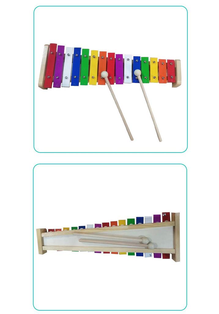 15-Tone Aluminum Xylophone for Early Childhood Education: Develop Intelligence and Hands-On Skills