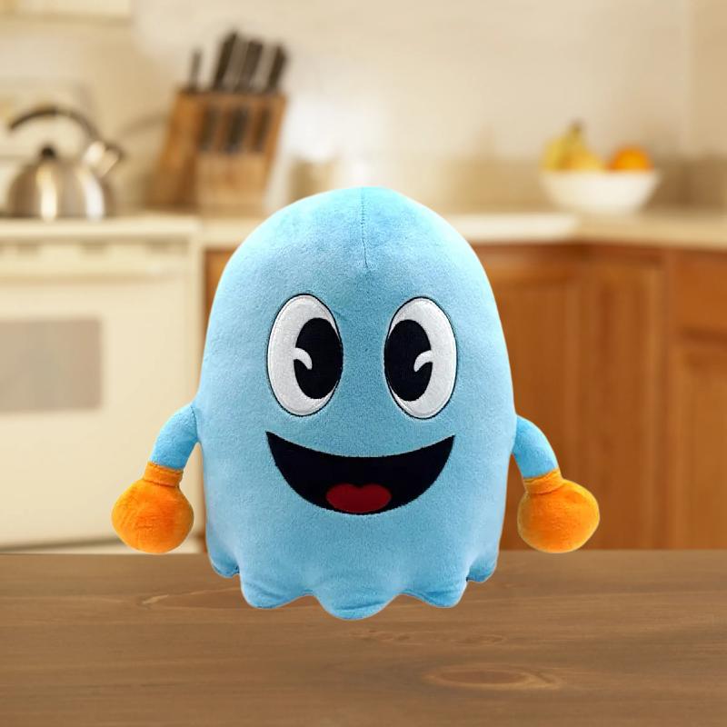 Peluche Pac Man Gioco Periferica Bambola Creativa Cartone Animato Carino Decorazione per la Casa Bambola Festival Compleanno Collezione Fan Giocattolo Regalo