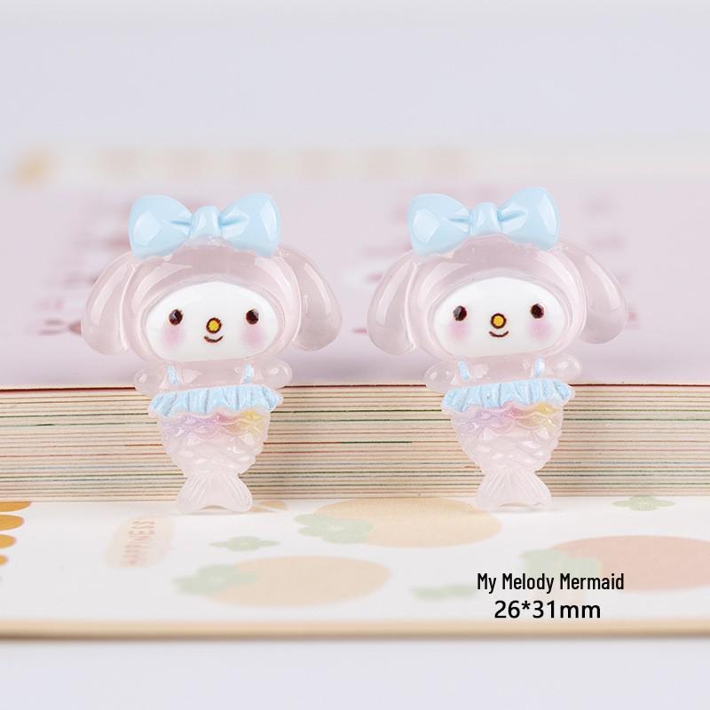 Sanrio Mermaid Resin Accessories DIY Phone Case & Clog Patches