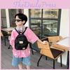 Trendy Kids Nylon Backpack Cute Cartoon Design For Boys And Girls Breathable And Lightweight
