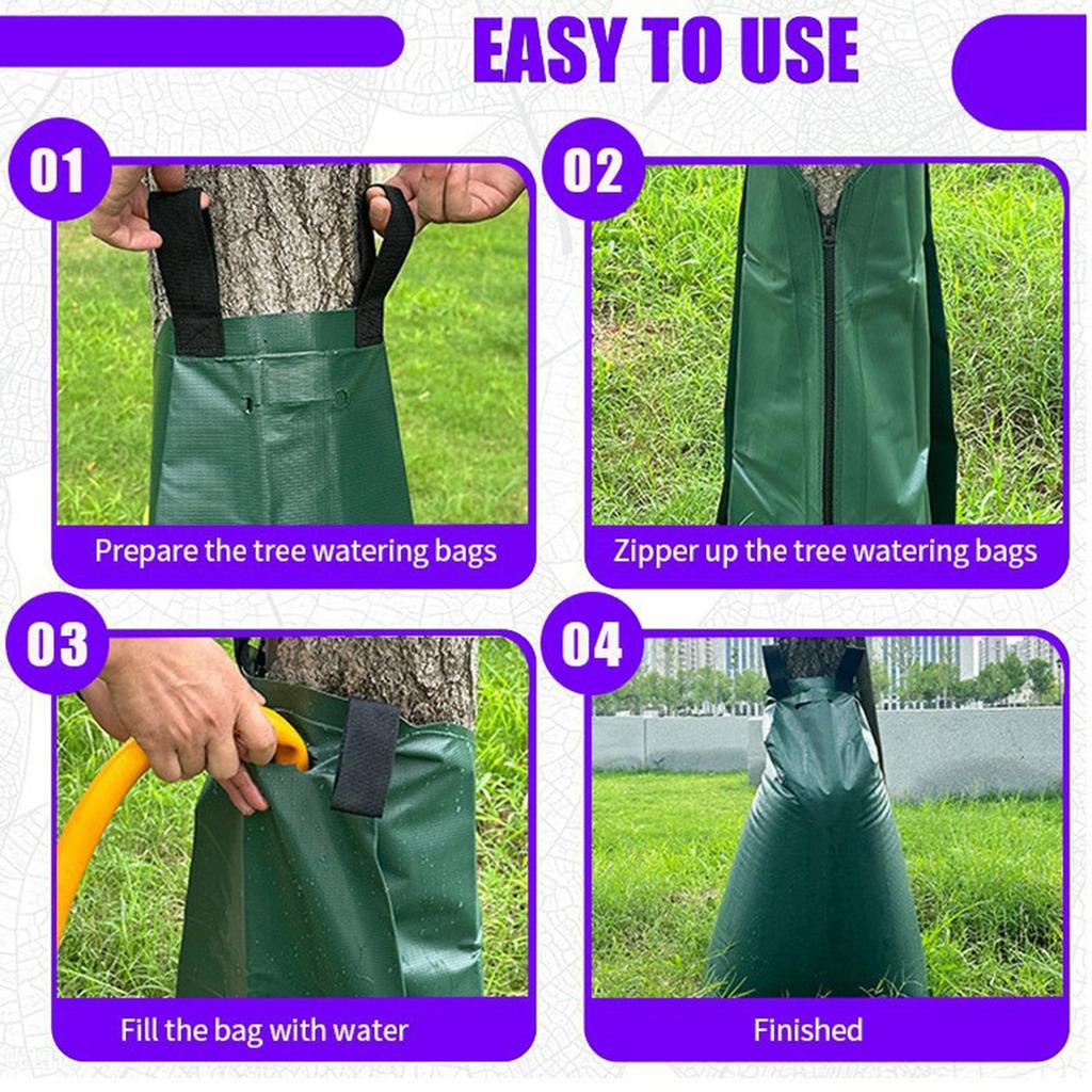 Tree Bag 20 Gallon Watering Bag Reusable Slow Release Tree Bag Drip Bag
