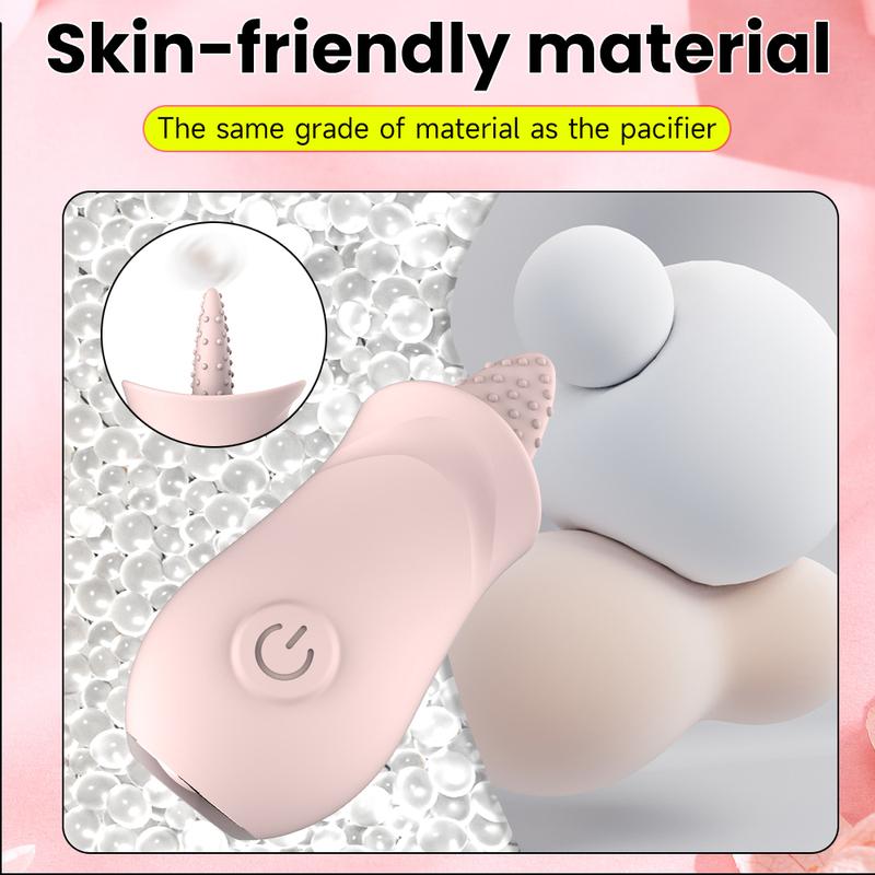 Clitoris Tongue Licking Vibrator 10 Speeds Vibrating Rechargeable Nipple Massager Clitorid G Spot Stimulator Sex Toys for Women