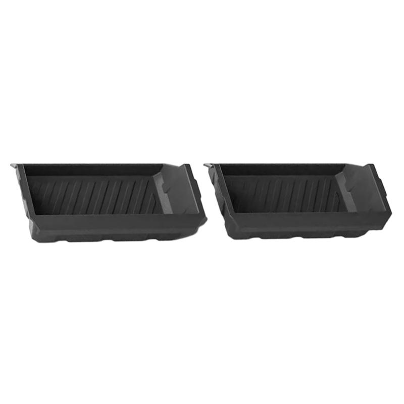 2pcs Under-seat Storage Box for Tesla Cybertruck 2024 Centrol Console Organizer Accessories Underseat Hidden Interior Tray