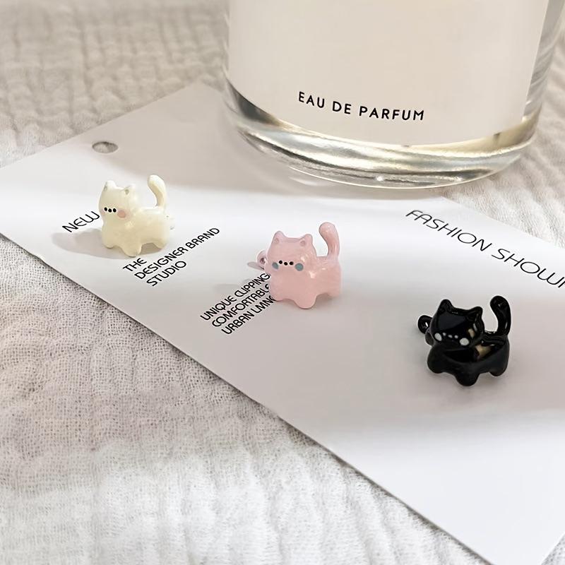 Cartoon Cat Ear Clip  Cute Soft Cute Sweet Girlish Heart Small Delicate No Ear Hole Earrings Fashionable High-Value Jewelry