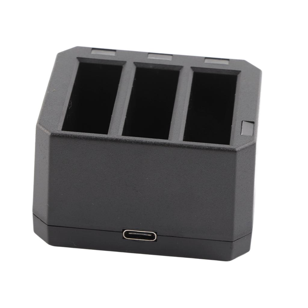 3 Slot Battery Holder Carry Fast Charging MultiFunction Charger Case Fit for OSMO ACTION