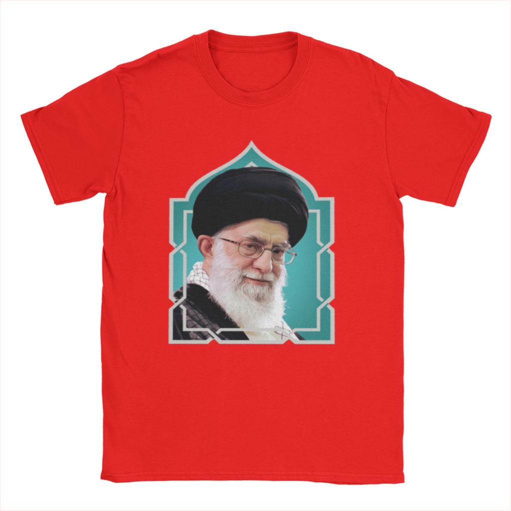 SSeyyed Ali KKhaUnisexei TShirt Unisex Hipster 100 Cotton Tees O Neck Short Sleeve T Shirt Gift Idea Clothes