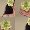 Fabric Flowers Sweet Girl Side Hair Clips Small Fresh and Fashionable Duckbill Clip Hair Accessories