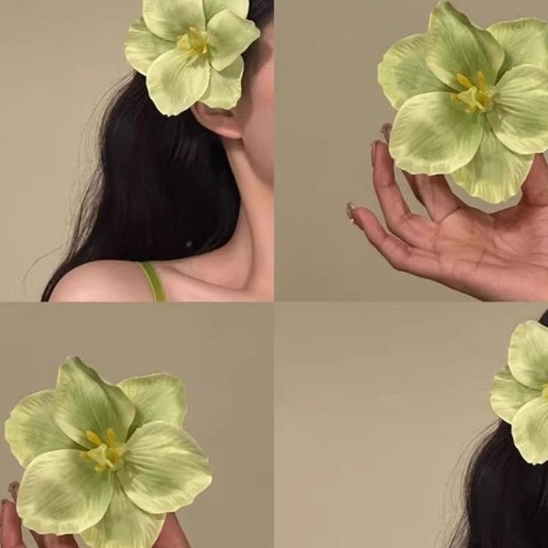 Fabric Flowers Sweet Girl Side Hair Clips Small Fresh and Fashionable Duckbill Clip Hair Accessories