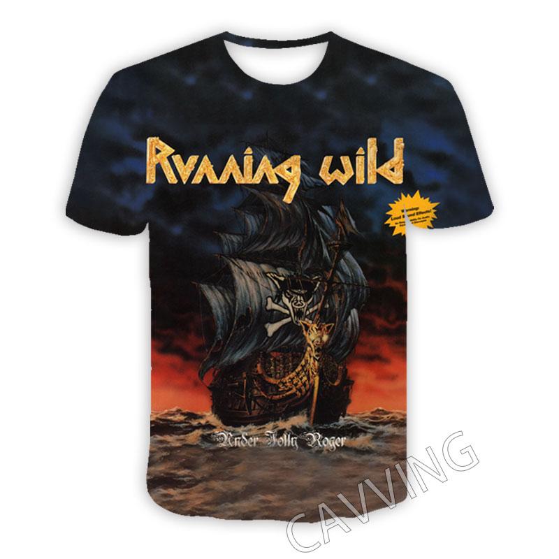 New Fashion Women/Men's 3D Print Running Wild Rock Casual T-shirts Hip Hop Tshirts Harajuku Styles Tops Clothing