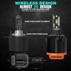 2PCS H15 LED Bulb Headlight Lamp 72W 6000K High Bright GT7 H7 LED No Canbus Error Headlights for VW Car Golf 6 Golf 7 12V