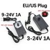 Adjustable AC 110V 220V TO DC 3V-12V 3V-24V 9V-24V 1A 2A 5V 6v 8V 15v 9V 10V 21v Power charger Adapter Screen Display Regulator