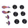6pcs Thumbsticks 4pcs Back Paddles for Edge Controller Interchangeable Controller Paddles Thumbstick