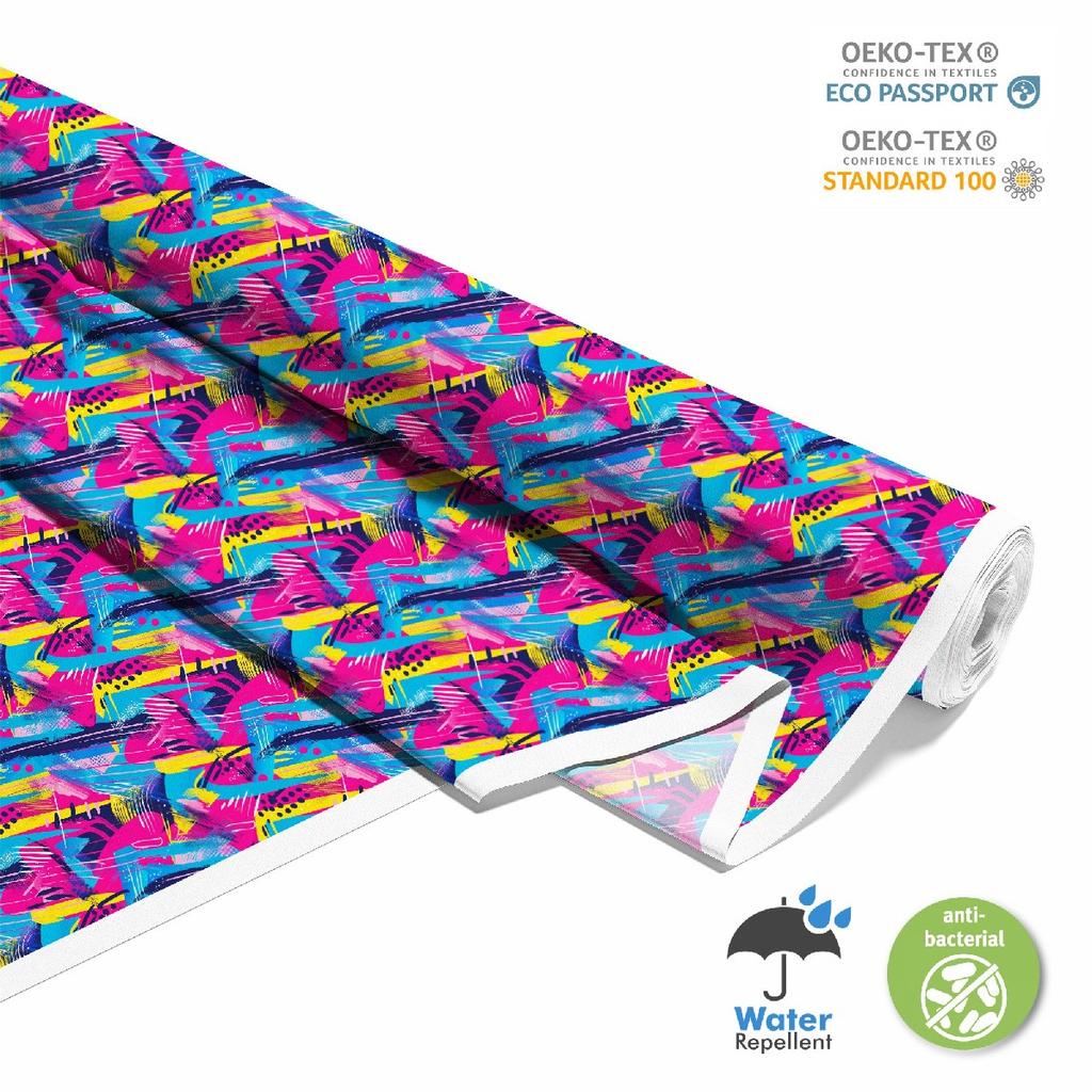 Outdoor Dekostoffe Oxford - Motiv Geometrisch I Dx3542