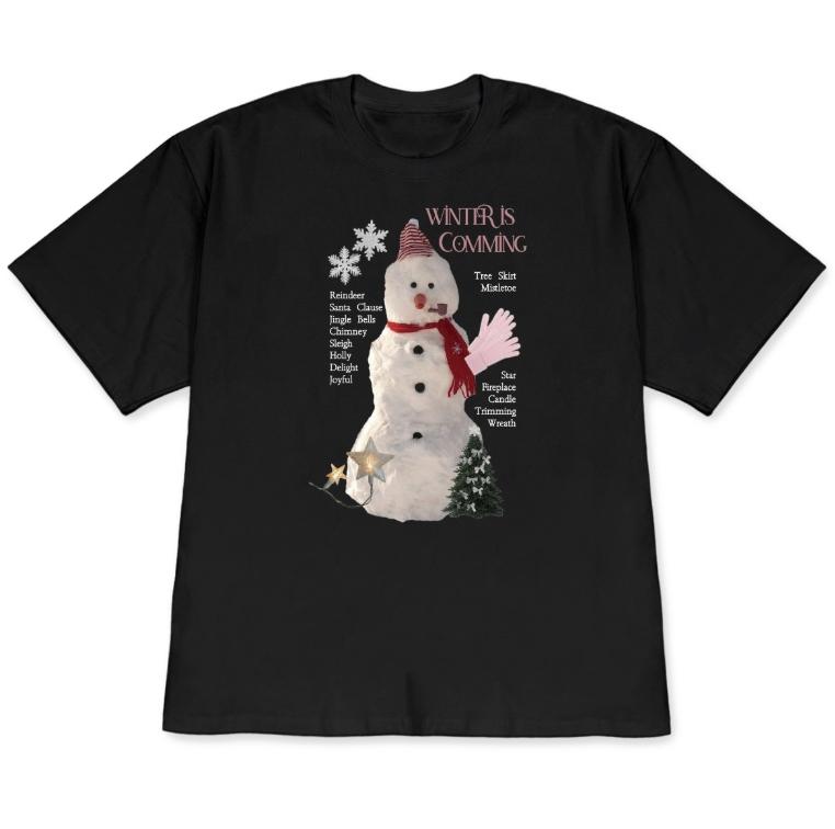 

Korean Fashion Kawaii Fairy Princess Cat Tshirt for WOMEN Cute Black Short Sleeve Casual Versatile Crew Neck Tee Minimalist 4XL